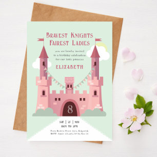 Invitación Fiesta de Cumpleaños de Princesa, Cumpleaños de Ni