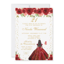 Fiesta de Cumpleaños de Princesa de Piel Oscura co