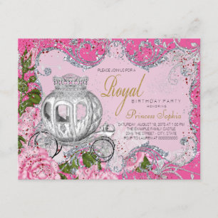 Invitación Fiesta de Cumpleaños de Princesa Érase una Vez