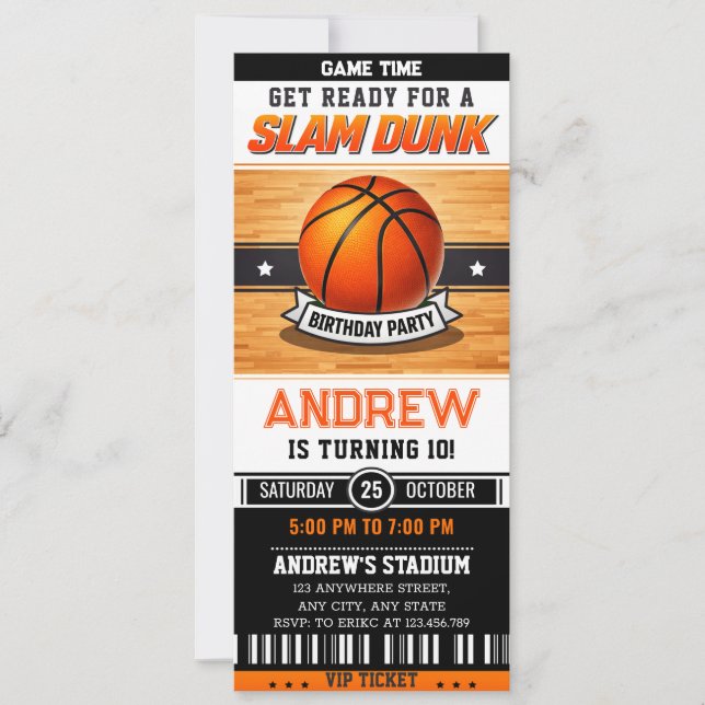 Invitación Fiesta de Cumpleaños de Ráfaga Personal Rápida (Anverso)