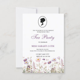 Invitación Fiesta de cumpleaños de Regency Garden