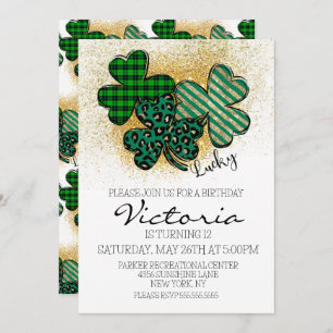 Invitación Fiesta de cumpleaños de San Patricio