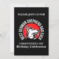 Fiesta de cumpleaños de Shepherd Dad en Alemania