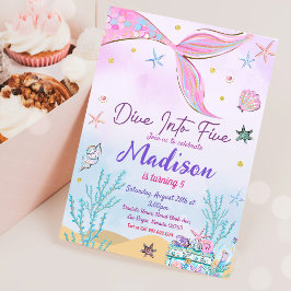 Invitación Fiesta de cumpleaños de sirvienta bajo el Fiesta d