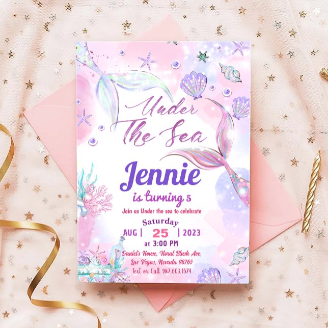 Invitación Fiesta de cumpleaños de sirvienta bajo el Fiesta d (Subido por el creador)