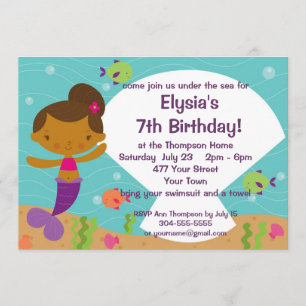 Invitación Fiesta de cumpleaños de sirvienta para niños Perso