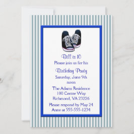 Invitación Fiesta de cumpleaños de Sneakers