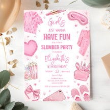 Fiesta de Cumpleaños de Spa Noche de Sueño Pijama 