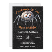 Fiesta de cumpleaños de Spider Halloween