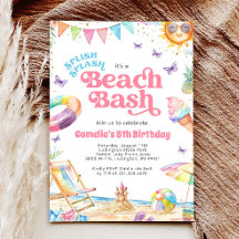 Fiesta de cumpleaños de Splish Splash Beach