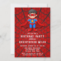 Fiesta de cumpleaños de SuperHero Boy