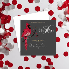 Invitación Fiesta de cumpleaños de Surprise Cardinal de Acuar