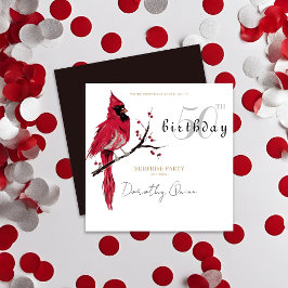 Invitación Fiesta de cumpleaños de Surprise Cardinal de Acuar