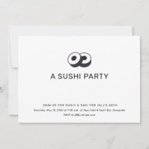 Fiesta de Cumpleaños de Sushi