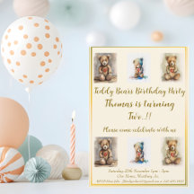Fiesta de cumpleaños de Teddy Bears