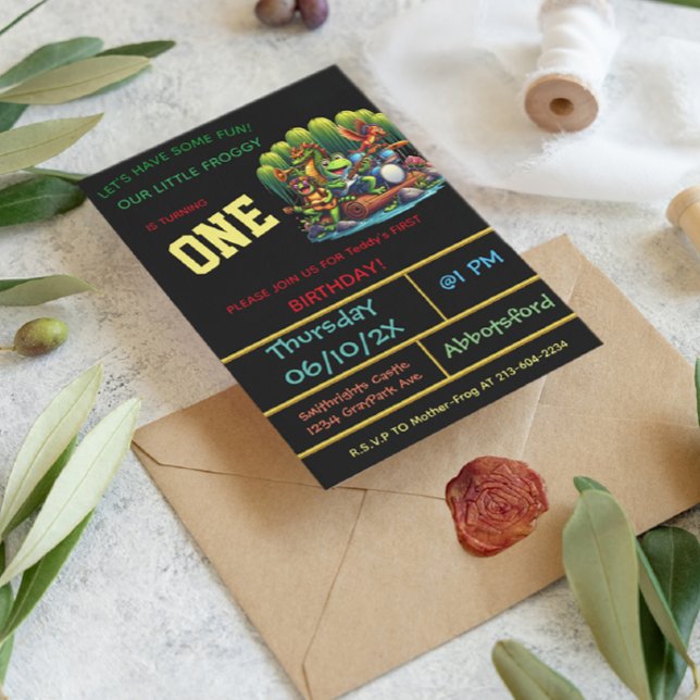 Invitación Fiesta de cumpleaños de temática temática oscura d (Subido por el creador)