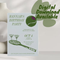 Fiesta de cumpleaños de Tenis