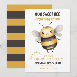 Invitación Fiesta de cumpleaños de un chico dulce