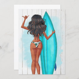 Invitación Fiesta de cumpleaños de vacaciones de verano en la