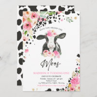 Fiesta de Cumpleaños de Vacas Rancho de Granja Flo