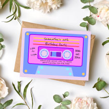 Fiesta de cumpleaños de Vaporwave Pastel Cassette