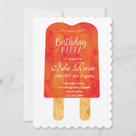 Invitación Fiesta de cumpleaños de verano