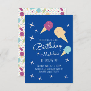 Invitación Fiesta de cumpleaños de verano de las estrellas de