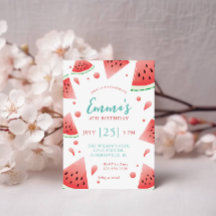 Fiesta de cumpleaños de verano de Watermelon Splas