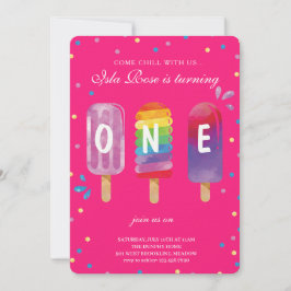 Invitación Fiesta de cumpleaños de verano Hello