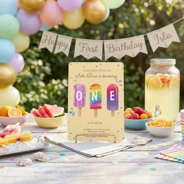 Invitación Fiesta de cumpleaños de verano Hello (Subido por el creador)