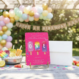 Invitación Fiesta de cumpleaños de verano Hello