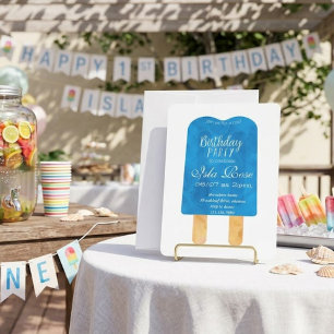 Invitación Fiesta de cumpleaños de verano Hello