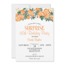 Fiesta de cumpleaños de verano, Naranja Citrus 60