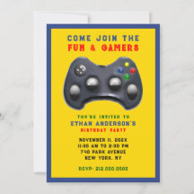 Fiesta de cumpleaños de videojuegos