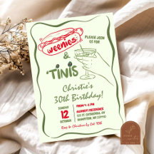 Fiesta de cumpleaños de weenies y tinies dibujados