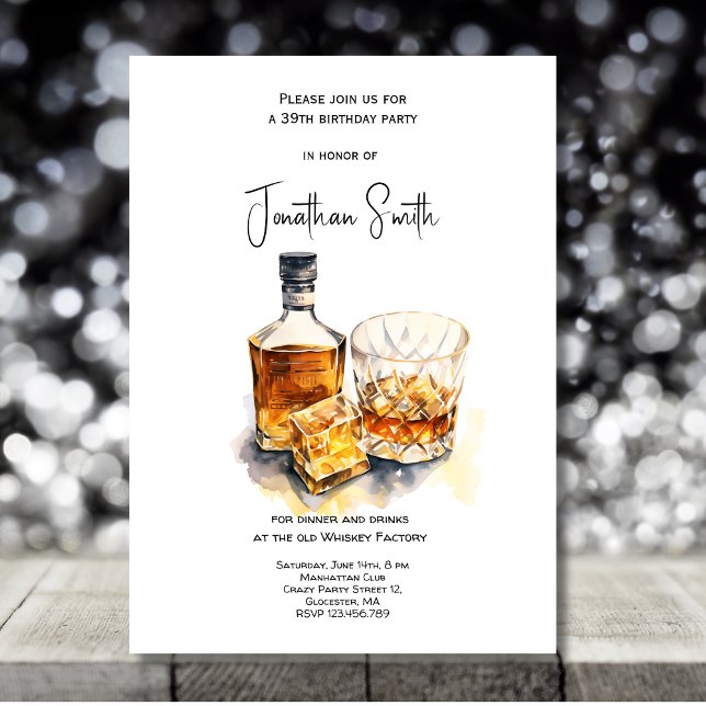 Invitación fiesta de cumpleaños de Whiskey (Subido por el creador)