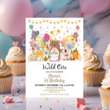 Fiesta de cumpleaños de Woodland Forest Wild One