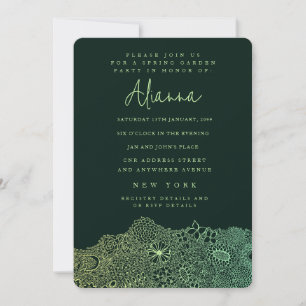 Invitación Fiesta de cumpleaños del artista de la escena del 