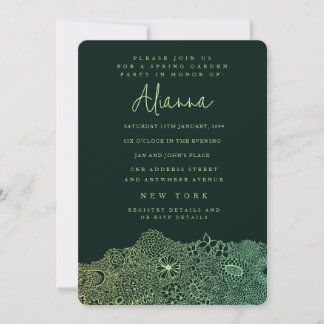 Invitación Fiesta de cumpleaños del artista de la escena del