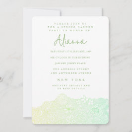 Invitación Fiesta de cumpleaños del artista de la escena del 