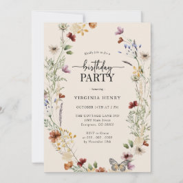 Invitación Fiesta de cumpleaños del Boho