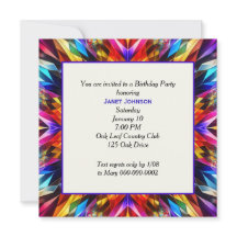 Fiesta de Cumpleaños del Caleidoscopio Neon