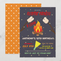 Fiesta de cumpleaños del Campout de la hoguera del