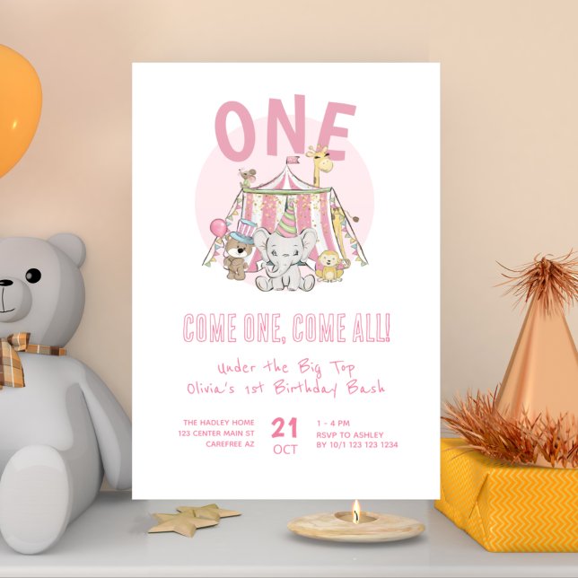 Invitación Fiesta de Cumpleaños del Carnaval Circus 1 (Subido por el creador)