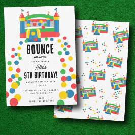 Invitación Fiesta de cumpleaños del castillo de Jumping House