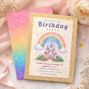 Invitación Fiesta de Cumpleaños del Castillo Mágico del Arcoí