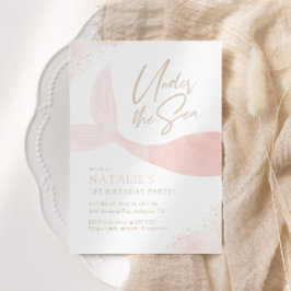 Invitación Fiesta de cumpleaños del Chica de la sirena de col