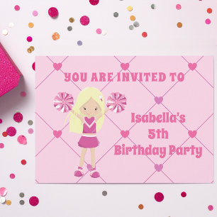 Invitación Fiesta de cumpleaños del Chica del animador de la 