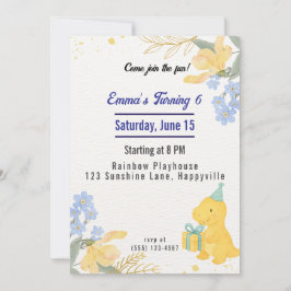 Invitación Fiesta de cumpleaños del Chica del estomp de los d