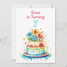 Fiesta de cumpleaños del Chica del Ilustracion del